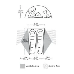 Alternative view of Big Agnes Copper Spur HV UL2 2 Person Tent