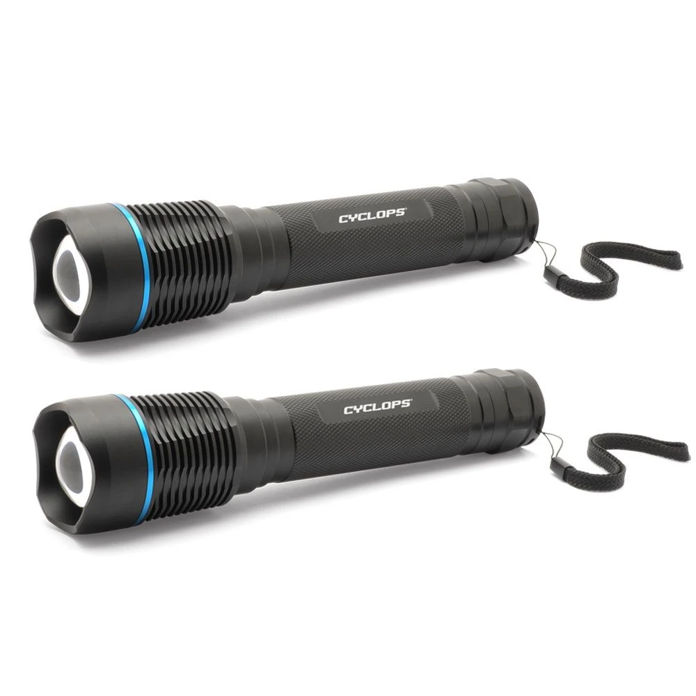 Cyclops Brontes 2000 Lumen Flashlight - 2 Pack 1 Cyclops Brontes 2000 Lumen Flashlight - 2 Pack
