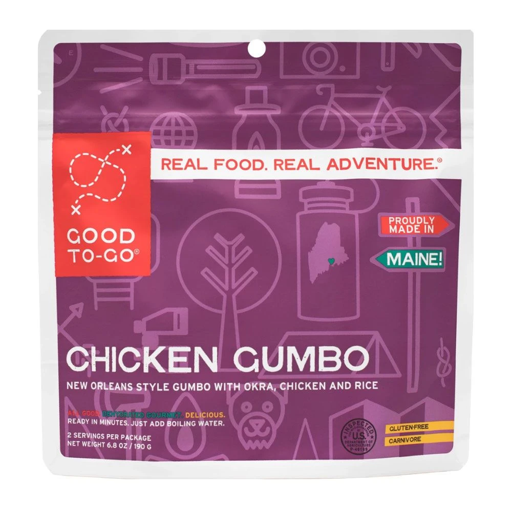 Good To-Go Chicken Gumbo Dehydrated Meal 1 Good To-Go Chicken Gumbo Dehydrated Meal