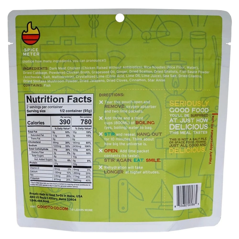 Good To-Go Chicken Pho Dehydrated Meal 2 Good To-Go Chicken Pho Dehydrated Meal - Image 2