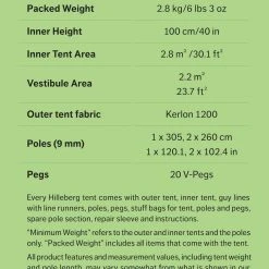 Hilleberg Nallo GT 2 Person Tent -Adventure Medical Kits Sales hilleberg nallo2gt factbox