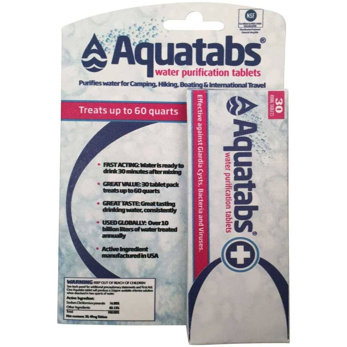 MSR Aquatabs 30 Pack Water Purification Tablets 1 MSR Aquatabs 30 Pack Water Purification Tablets