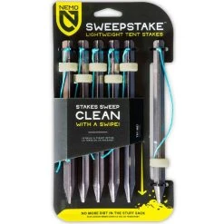 NEMO Sweepstake Lightweight Pack Of 6 Stakes -Adventure Medical Kits Sales nemo sweepstake lightweight pack of 6 stakes 1