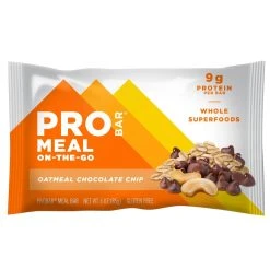 Alternative view of PROBAR Meal Oatmeal Chocolate Chip Bar - 12 Pack
