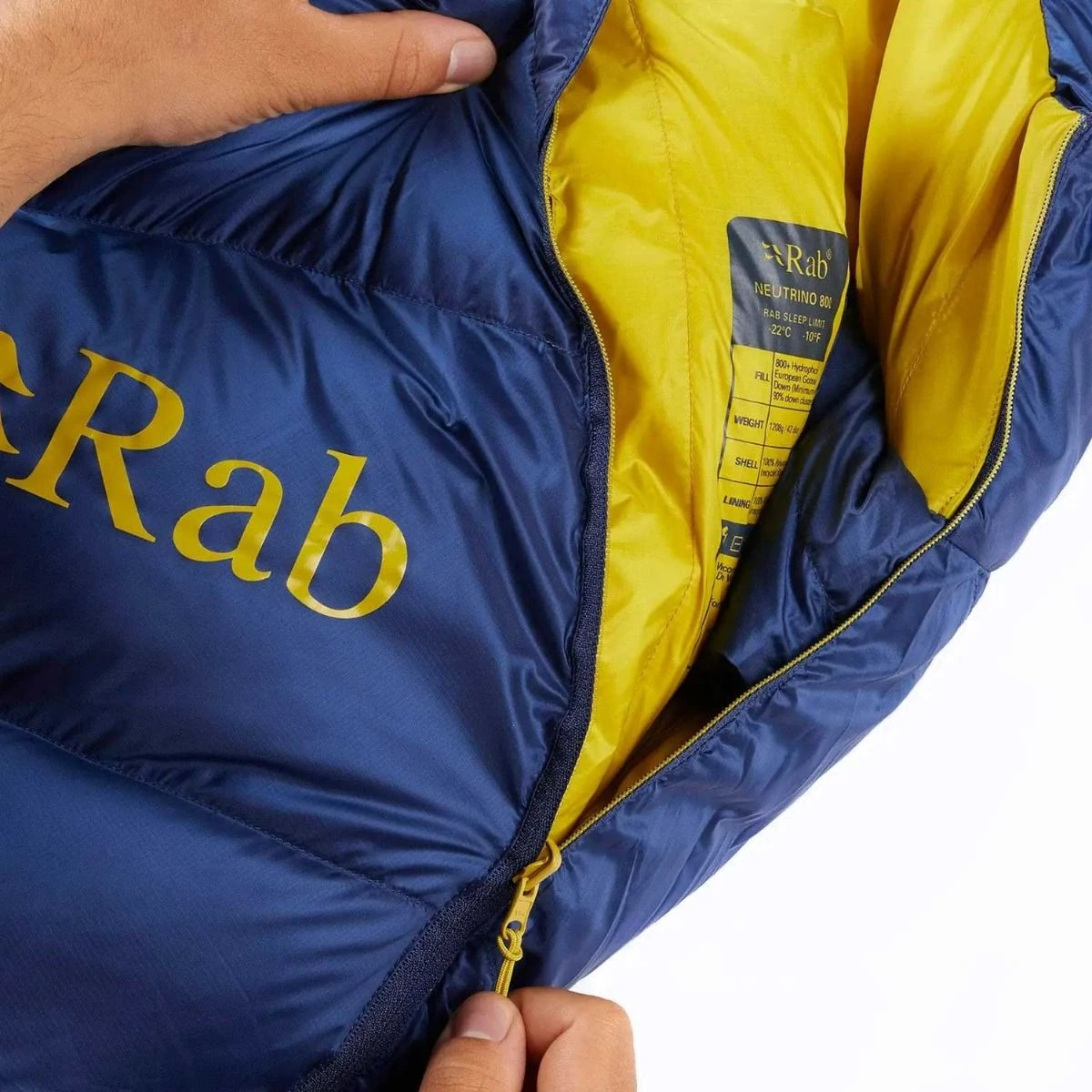 Rab Neutrino 800 Down -10 Degree Sleeping Bag 6 Rab Neutrino 800 Down -10 Degree Sleeping Bag - Image 6