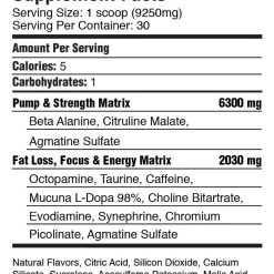 Alternative view of Warrior Fuel HERS Pre Workout