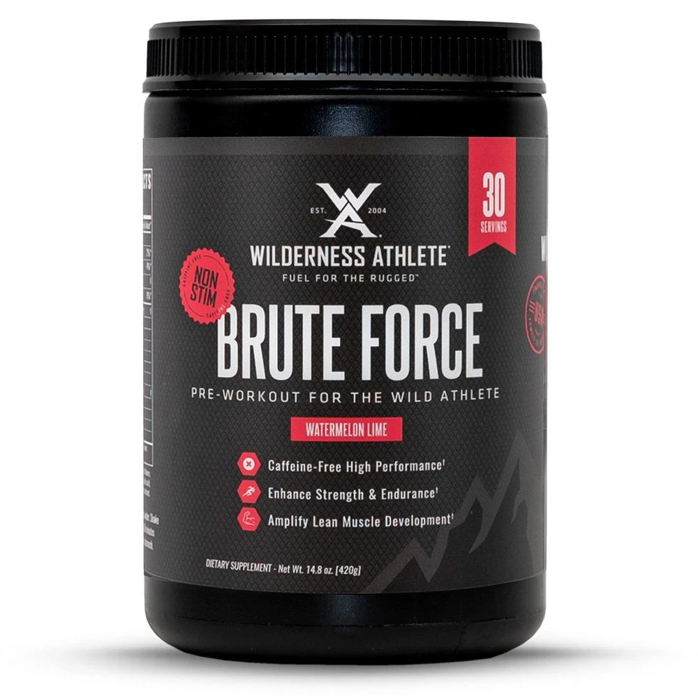 Wilderness Athlete Brute Force Caffeine Free Pre-Workout 1 Wilderness Athlete Brute Force Caffeine Free Pre-Workout